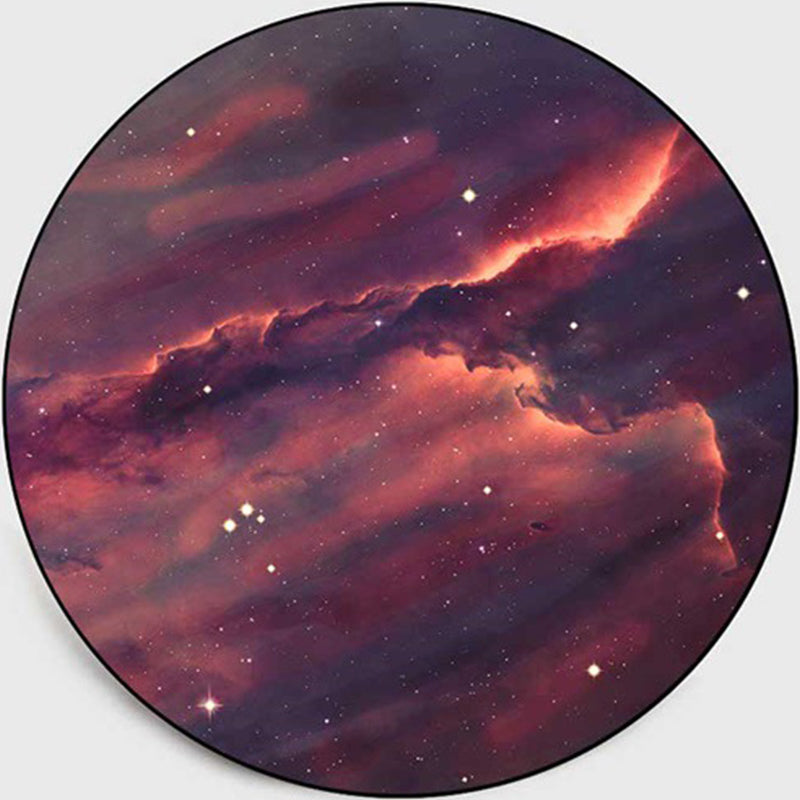 Skorter | Colorful Children's Room Rug Contemporary Space 3D Printed Carpet Polyester Non-Slip Washable Rug