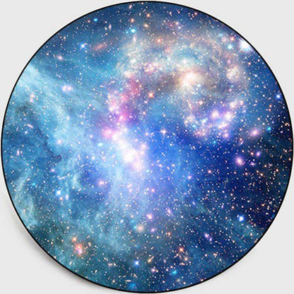 Skorter | Colorful Children's Room Rug Contemporary Space 3D Printed Carpet Polyester Non-Slip Washable Rug