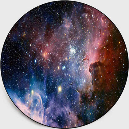 Skorter | Colorful Children's Room Rug Contemporary Space 3D Printed Carpet Polyester Non-Slip Washable Rug