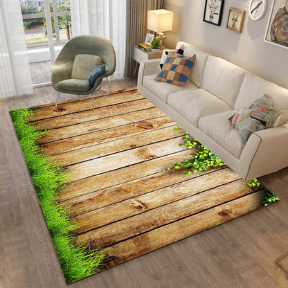 Skorter | Colorful Relaxation Area Rug Cotton Blend Cartoon Pattern Indoor Rug Machine Washable Non-Slip Rug for Décor