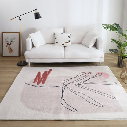 Skorter | Comfort Living Room Rug Multicolor Cartoon Print Rug Non-Slip Base Pet-Friendly Rug