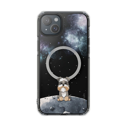 Skorter | Fluff's - Schnazzy in Space Magnetic Clear Case for iPhone Series