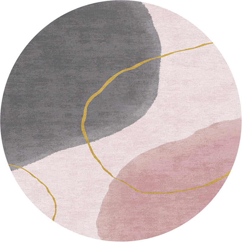 Skorter | Creative Bedroom Rug Multicolored Color Differentiated Rug Polypropylene Washable Pet Friendly Non-Slip Rug