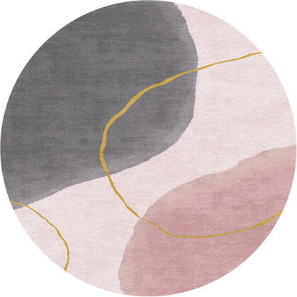 Skorter | Creative Bedroom Rug Multicolored Color Differentiated Rug Polypropylene Washable Pet Friendly Non-Slip Rug