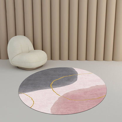 Skorter | Creative Bedroom Rug Multicolored Color Differentiated Rug Polypropylene Washable Pet Friendly Non-Slip Rug