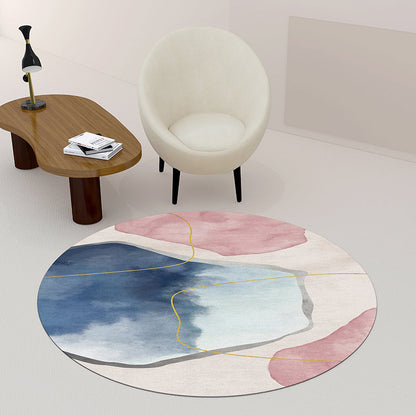 Skorter | Creative Bedroom Rug Multicolored Color Differentiated Rug Polypropylene Washable Pet Friendly Non-Slip Rug