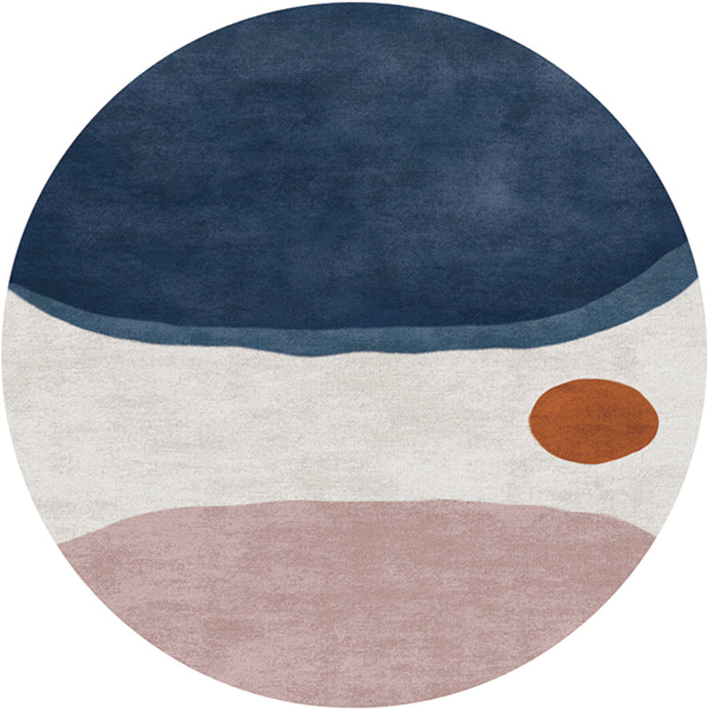 Skorter | Creative Bedroom Rug Multicolored Color Differentiated Rug Polypropylene Washable Pet Friendly Non-Slip Rug