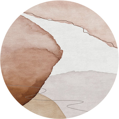 Skorter | Creative Bedroom Rug Multicolored Color Differentiated Rug Polypropylene Washable Pet Friendly Non-Slip Rug