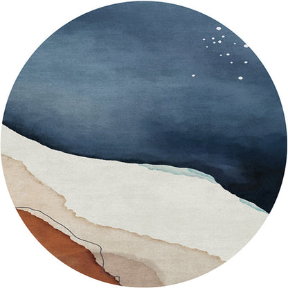 Skorter | Creative Bedroom Rug Multicolored Color Differentiated Rug Polypropylene Washable Pet Friendly Non-Slip Rug