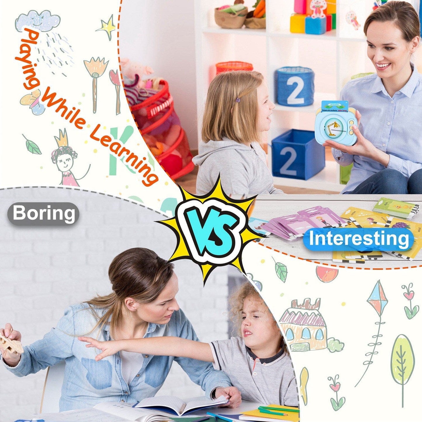 Skorter | 224 Synonyms Spanish and English Bilingual Talking Flashcards