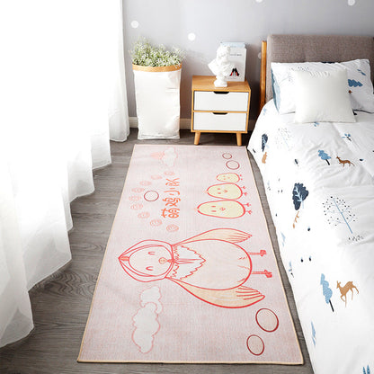 Skorter | Beautiful children's room carpet Multicolored animal print area rug polypropylene non-slip backing easy-care carpet