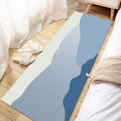 Skorter | Casual Love Rug Multicolor Animal Print Indoor Rug Synthetic Non-Slip Backing Washable Rug for Bedroom