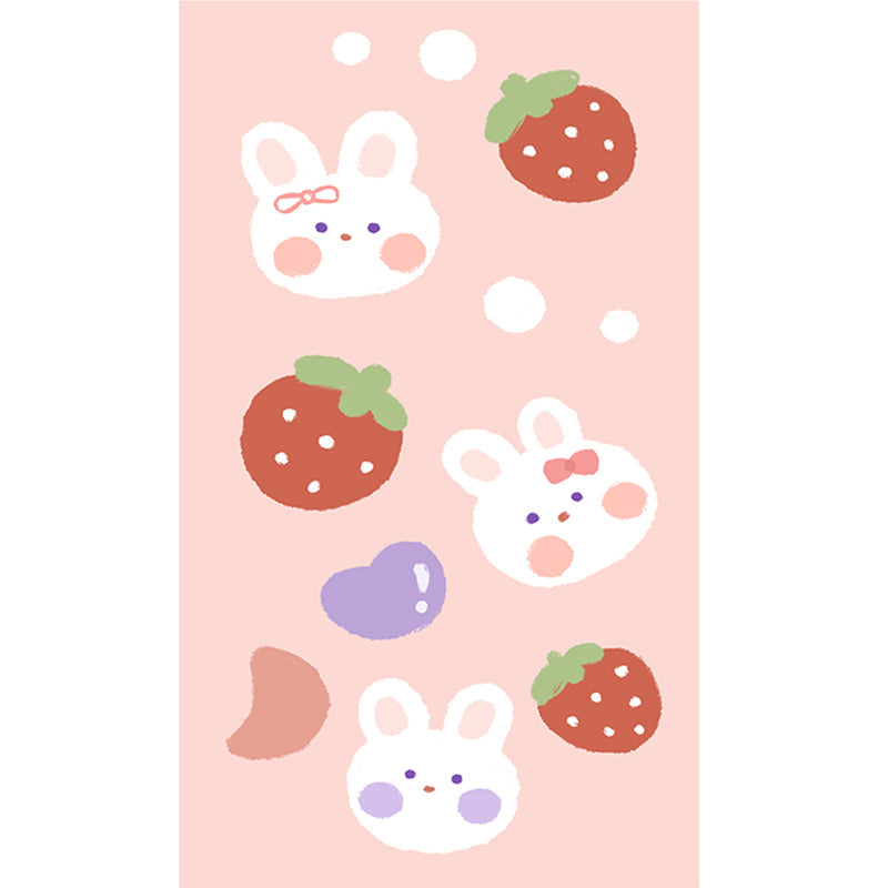 Skorter | Colorful Printed Cartoon Rug Polyester Cute Area Rug Easy Care Pet Friendly Indoor Carpet for Children's Room