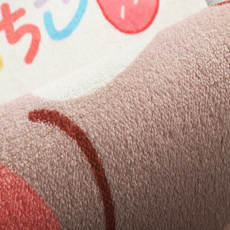 Skorter | Colorful Printed Cartoon Rug Polyester Cute Area Rug Easy Care Pet Friendly Indoor Carpet for Children's Room