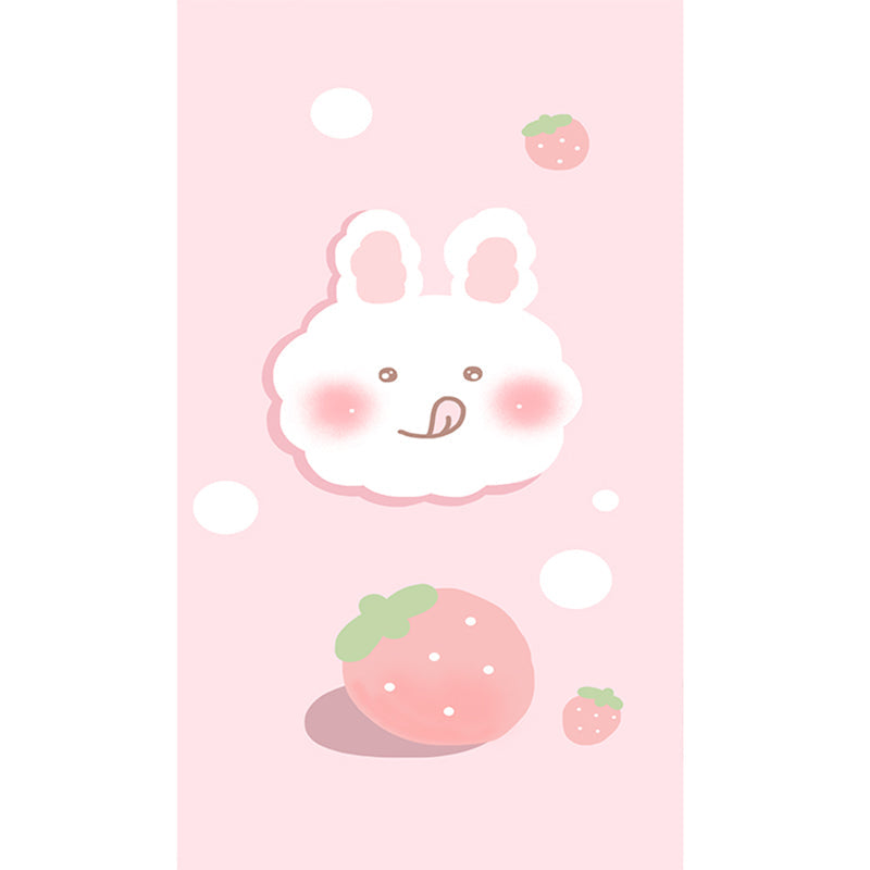 Skorter | Colorful Printed Cartoon Rug Polyester Cute Area Rug Easy Care Pet Friendly Indoor Carpet for Children's Room