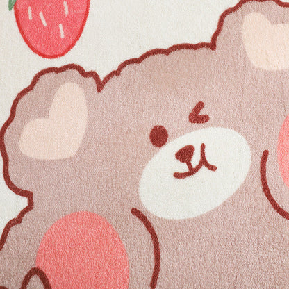 Skorter | Colorful printed cartoon carpet polyester Cute area rug Easy care pet-friendly indoor rug for children's room