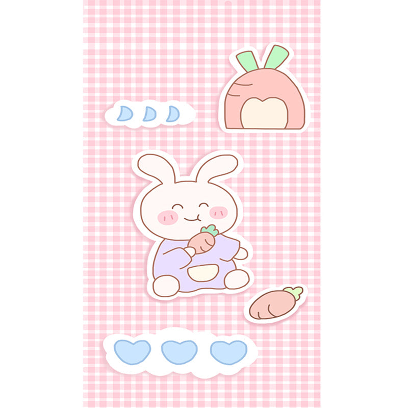 Skorter | Colorful Printed Cartoon Rug Polyester Cute Area Rug Easy Care Pet Friendly Indoor Carpet for Children's Room