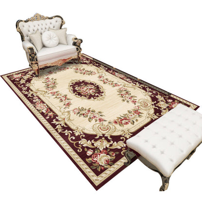 Skorter | Antique patterned rug multicolored polypropylene indoor rug easy care washable rug for living room