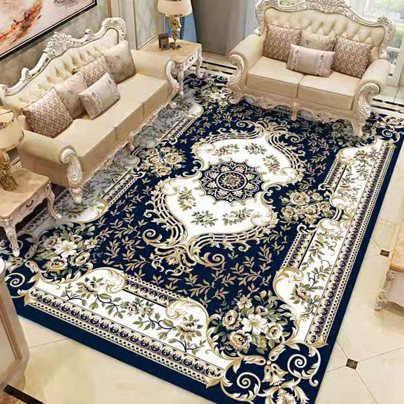 Skorter | Americana Home Rug Multicolored Printed Rug Polyester Non-Slip Backing Easy Care Rug