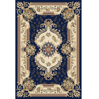 Skorter | Americana Home Rug Multicolored Printed Rug Polyester Non-Slip Backing Easy Care Rug