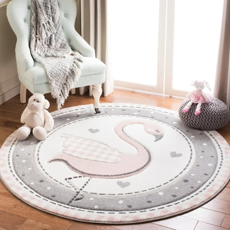 Skorter | Colorful Cartoon Carpet Polyester Lovable Indoor Carpet Easy to Care Pet-Friendly Area Rug for Kids
