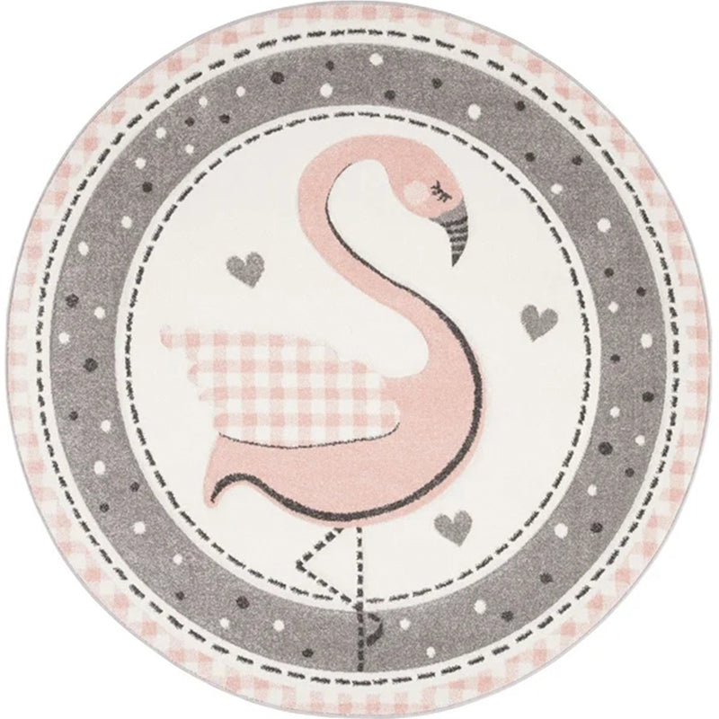 Skorter | Colorful Cartoon Rug Polyester Lovable Indoor Carpet Easy Care Pet-friendly Area Rug for Kids