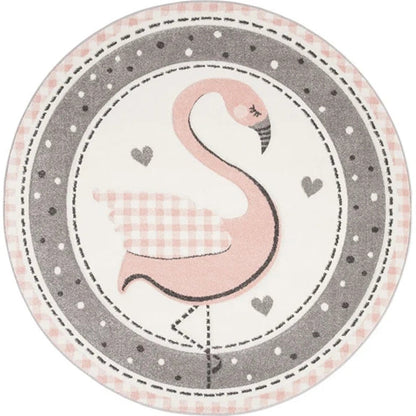 Skorter | Colorful Cartoon Rug Polyester Lovable Indoor Carpet Easy Care Pet-friendly Area Rug for Kids