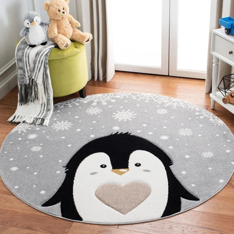 Skorter | Colorful Cartoon Carpet Polyester Lovable Indoor Carpet Easy to Care Pet-Friendly Area Rug for Kids