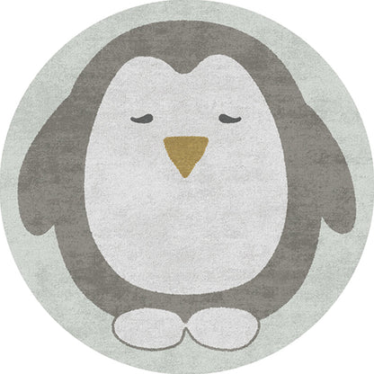 Skorter | Casual Kids Bedroom Rug Multicolor Cartoon Indoor Rug Polyester Non-Slip Easy Care Area Rug