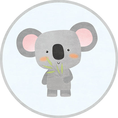 Skorter | Casual Kids Bedroom Rug Multicolor Cartoon Indoor Rug Polyester Non-Slip Easy Care Area Rug