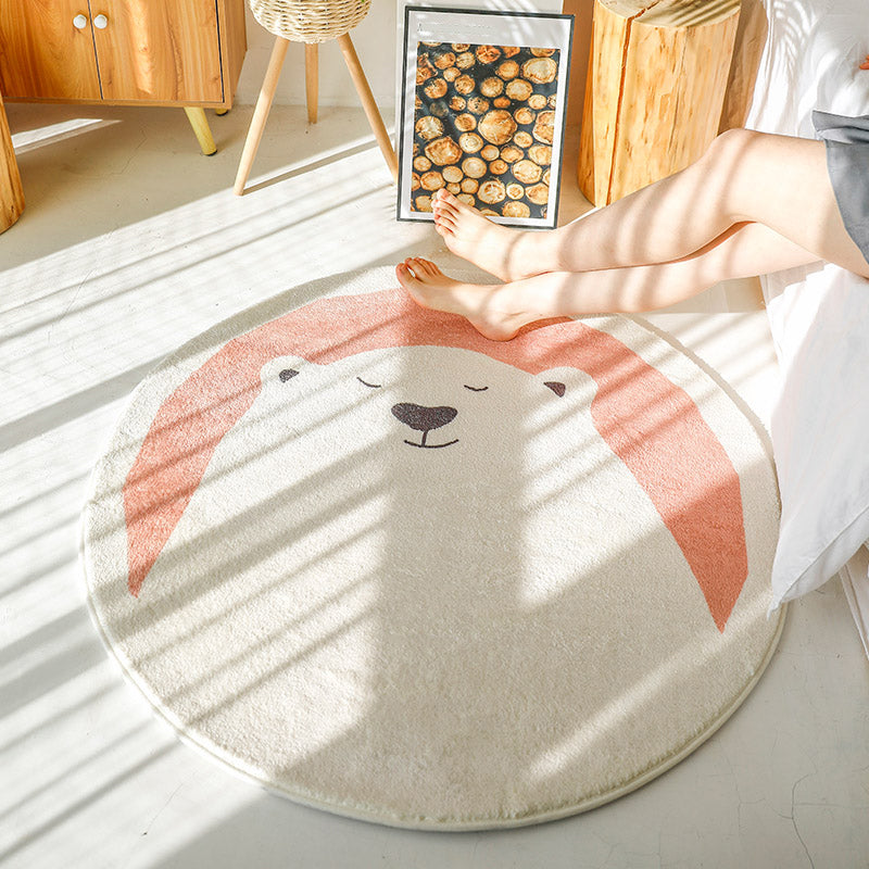 Skorter | Beautiful children's room carpet Multicolored cartoon pattern carpet Polyester non-slip machine washable carpet