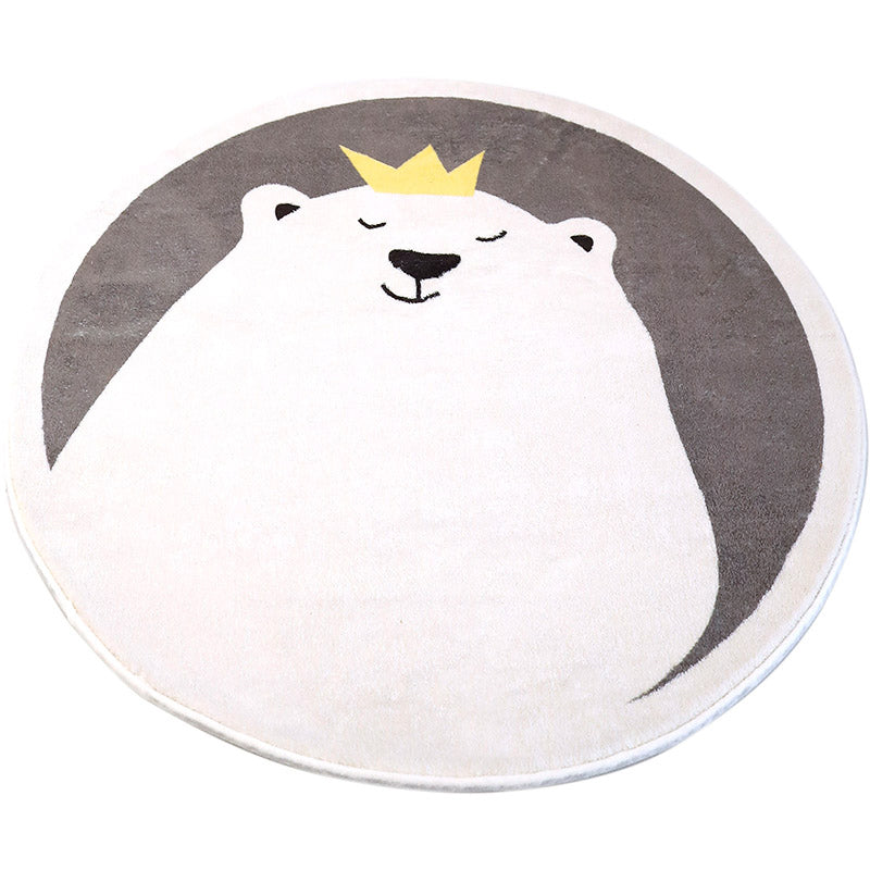 Skorter | Beautiful children's room carpet Multicolored cartoon pattern carpet Polyester non-slip machine washable carpet