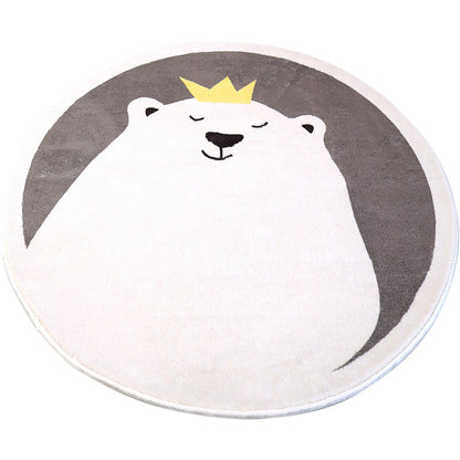 Skorter | Beautiful children's room carpet Multicolored cartoon pattern carpet Polyester non-slip machine washable carpet