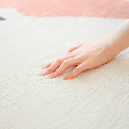 Skorter | Beautiful children's room carpet Multicolored cartoon pattern carpet Polyester non-slip machine washable carpet