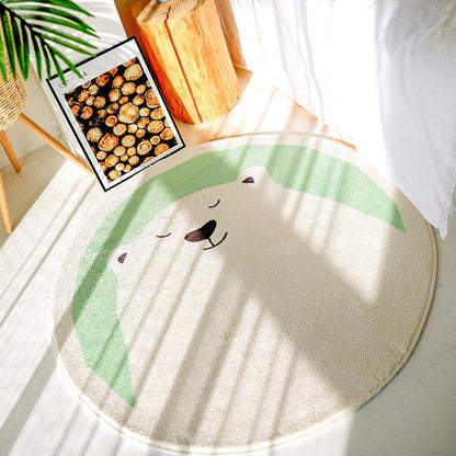 Skorter | Beautiful children's room carpet Multicolored cartoon pattern carpet Polyester non-slip machine washable carpet