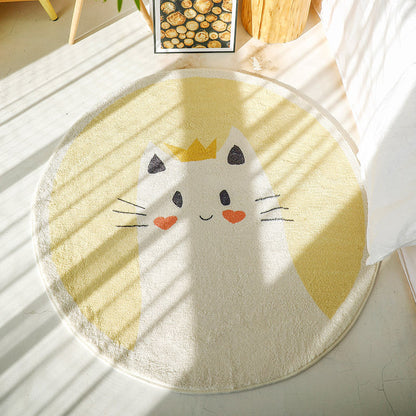 Skorter | Beautiful children's room carpet Multicolored cartoon pattern carpet Polyester non-slip machine washable carpet