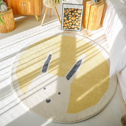 Skorter | Beautiful children's room carpet Multicolored cartoon pattern carpet Polyester non-slip machine washable carpet