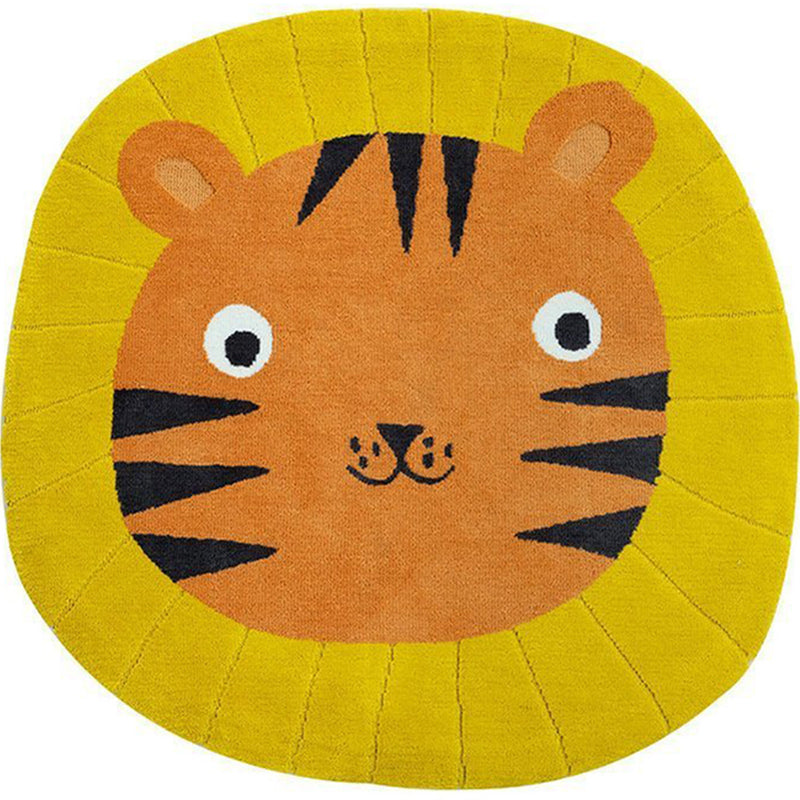 Skorter | Colorful Creative Carpet Polyester Cartoon Print Indoor Rug Non-Slip Back Pet-Friendly Rug for Kids
