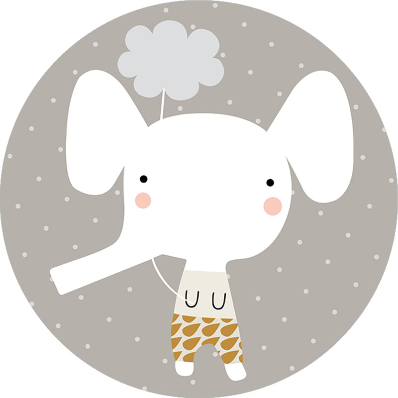 Skorter | Colorful Creative Carpet Polyester Cartoon Print Indoor Rug Non-Slip Back Pet-Friendly Rug for Kids