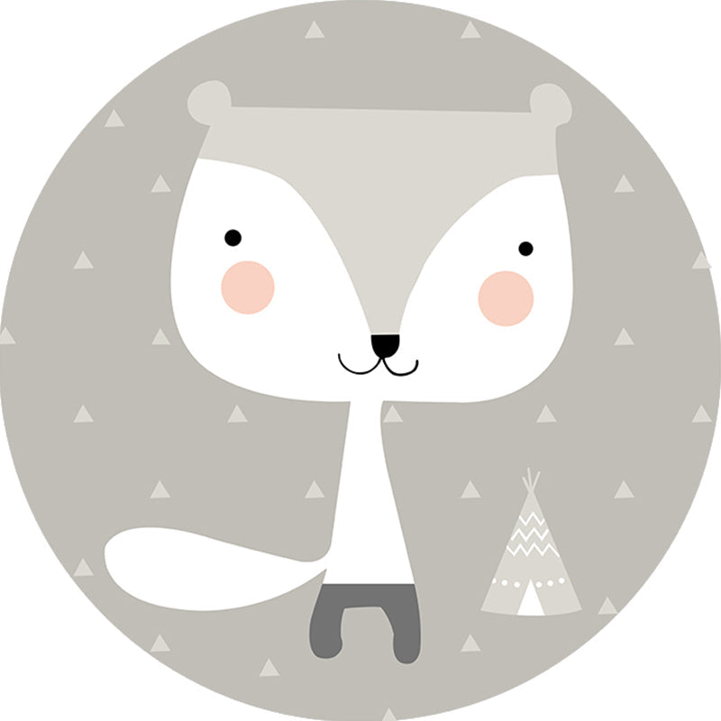 Skorter | Colorful Creative Carpet Polyester Cartoon Print Indoor Rug Non-Slip Back Pet-Friendly Rug for Kids