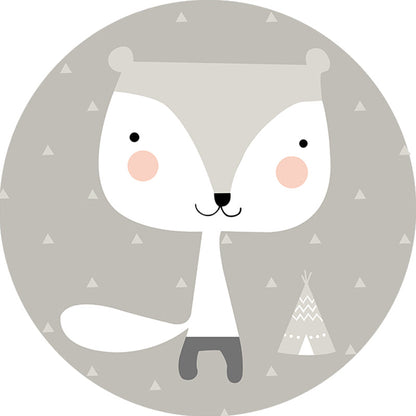 Skorter | Colorful Creative Carpet Polyester Cartoon Print Indoor Rug Non-Slip Back Pet-Friendly Rug for Kids