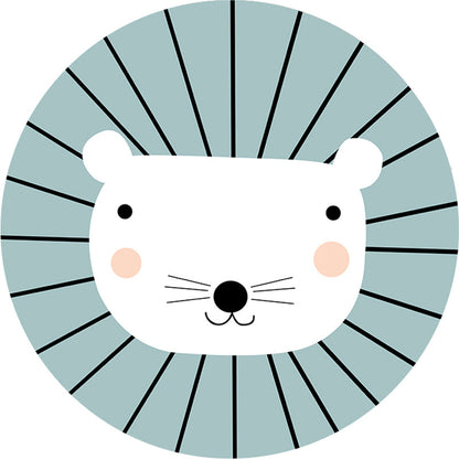 Skorter | Colorful Creative Carpet Polyester Cartoon Print Indoor Rug Non-Slip Back Pet-Friendly Rug for Kids