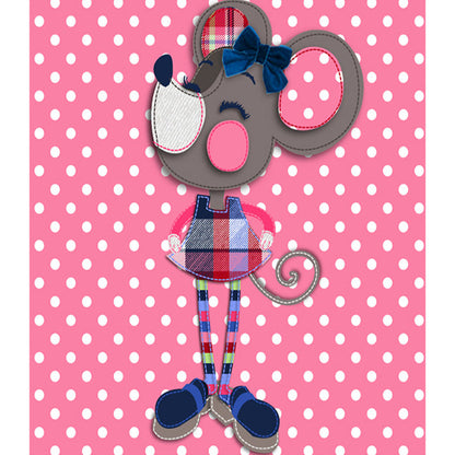 Skorter | Beautiful Children's Rug Multicolored Cartoon Printed Area Rug Polypropylene Non-Slip Easy-Care Rug