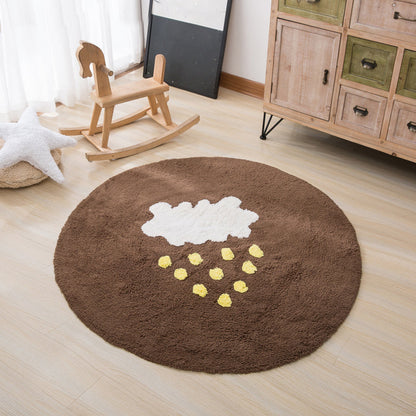 Skorter | Beautiful Children's Room Rug Multicolor Cartoon Rug Cotton Non-Slip Floor Washable Rug