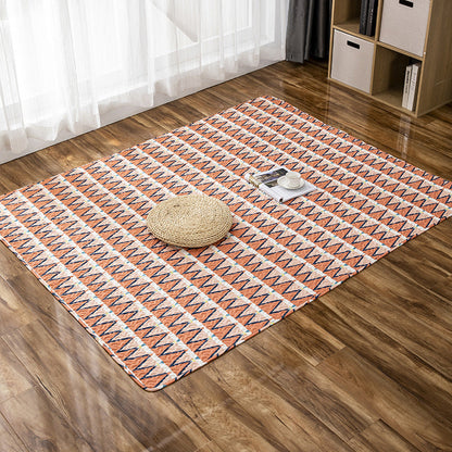 Skorter | Comfort Kids Room Rug Multicolored Cartoon Rug Cotton Blend Pet-Friendly Easy Care Rug