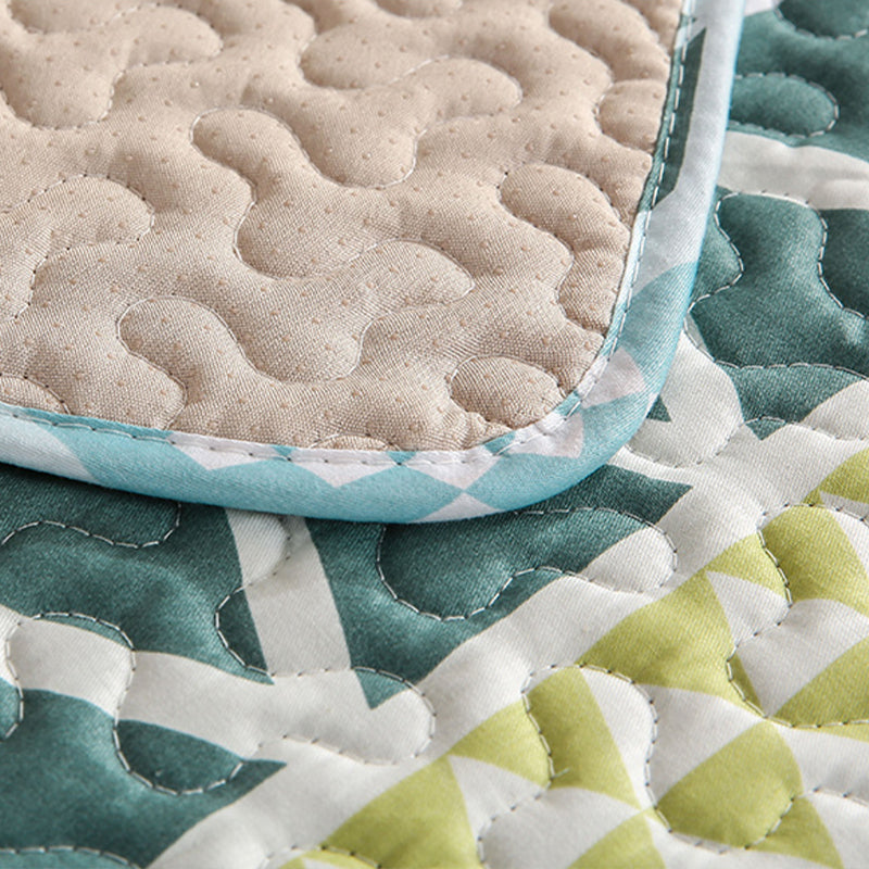 Skorter | Beautiful geometric rug Multicolored Trend rug Cotton Easy to care for Pet-friendly Washable indoor rug for rooms