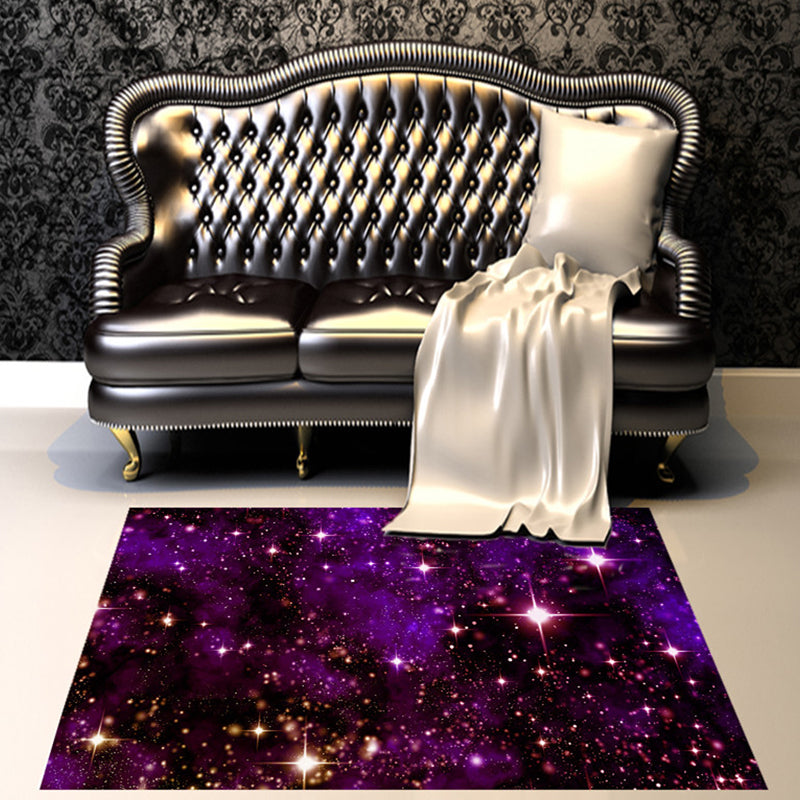 Skorter | Casual Living Room Wallpaper Multicolor Area Print Rug Polypropylene Non-Slip Back Indoor Rug