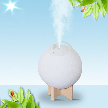 Skorter | Nordic Creative Moonlight Table Lamp - White Night Light with Wooden Base
