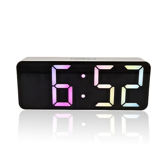 Skorter | TimeGlow - Compact LED Digital Alarm Clock with Adjustable Brightness
