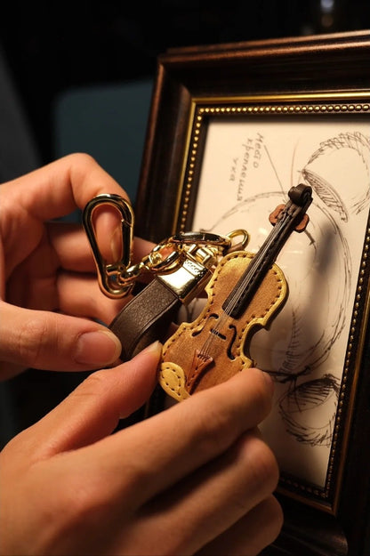 Skorter | Crafted Leather Violin & Cello Keychain